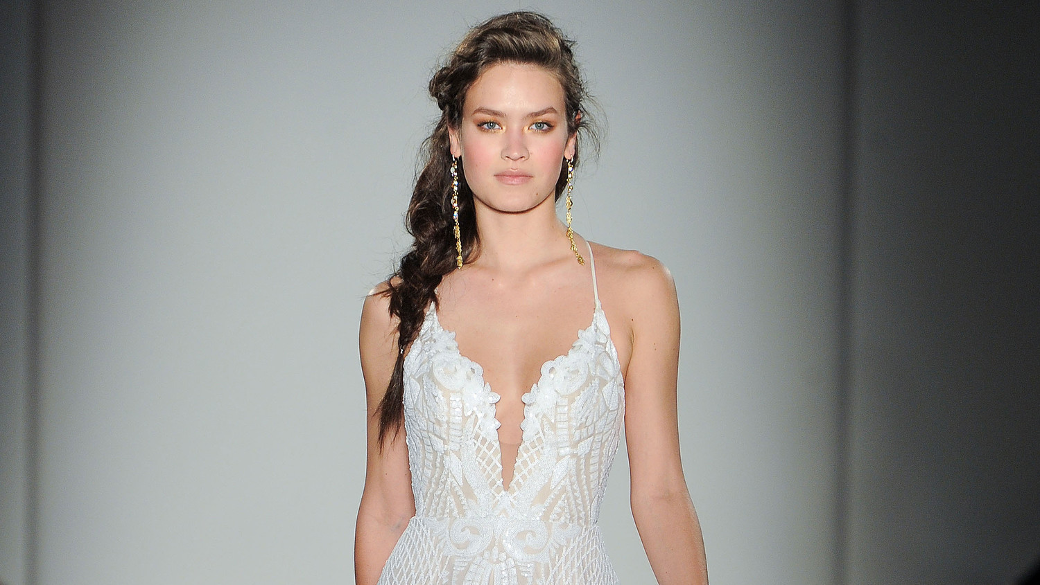 2018 Blush Wedding Dress